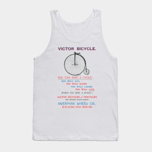 1890 You Can Ride a Cycle! Tank Top